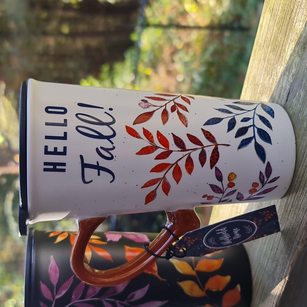 Shefield Home Ceramic Fall Mugs NWT